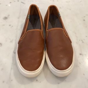 Cognac Leather Keds